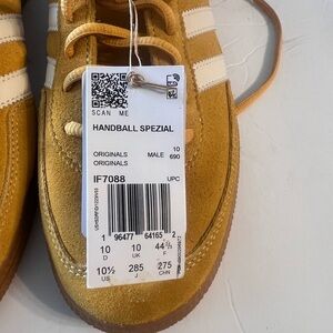 adidas Handball Spezial Yellow Athletic Shoes